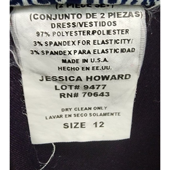 Jessica Howard Maxi Dress Sleeveless Purple Casual Career Size 12 - Picture 4 of 5